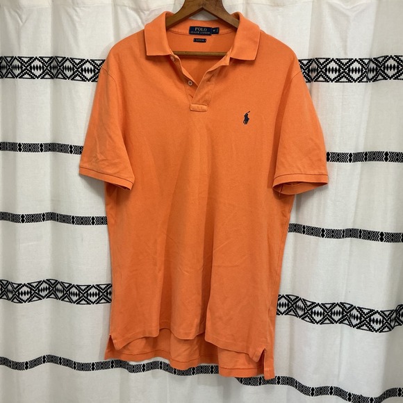 Polo Ralph Lauren Other - Polo Ralph Lauren Classic Fit Orange Polo Shirt Men's Medium Embroidered Logo